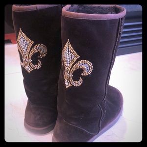 Steve Madden Faux suede boots